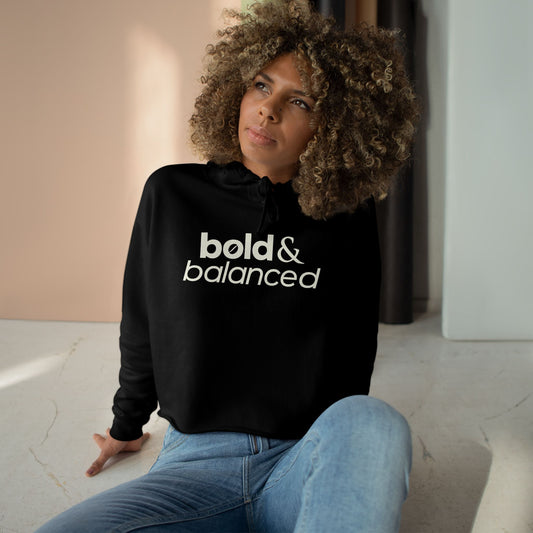 Bold & Balanced Cropped Hoodie | XXIAM Everyday Collection