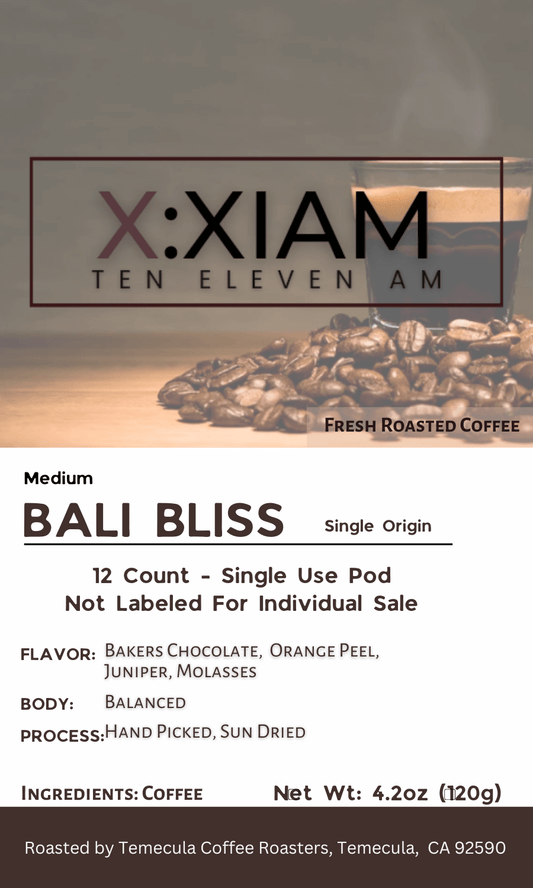 Bali Blue - Single Origin Coffee Pods | Medium Roast