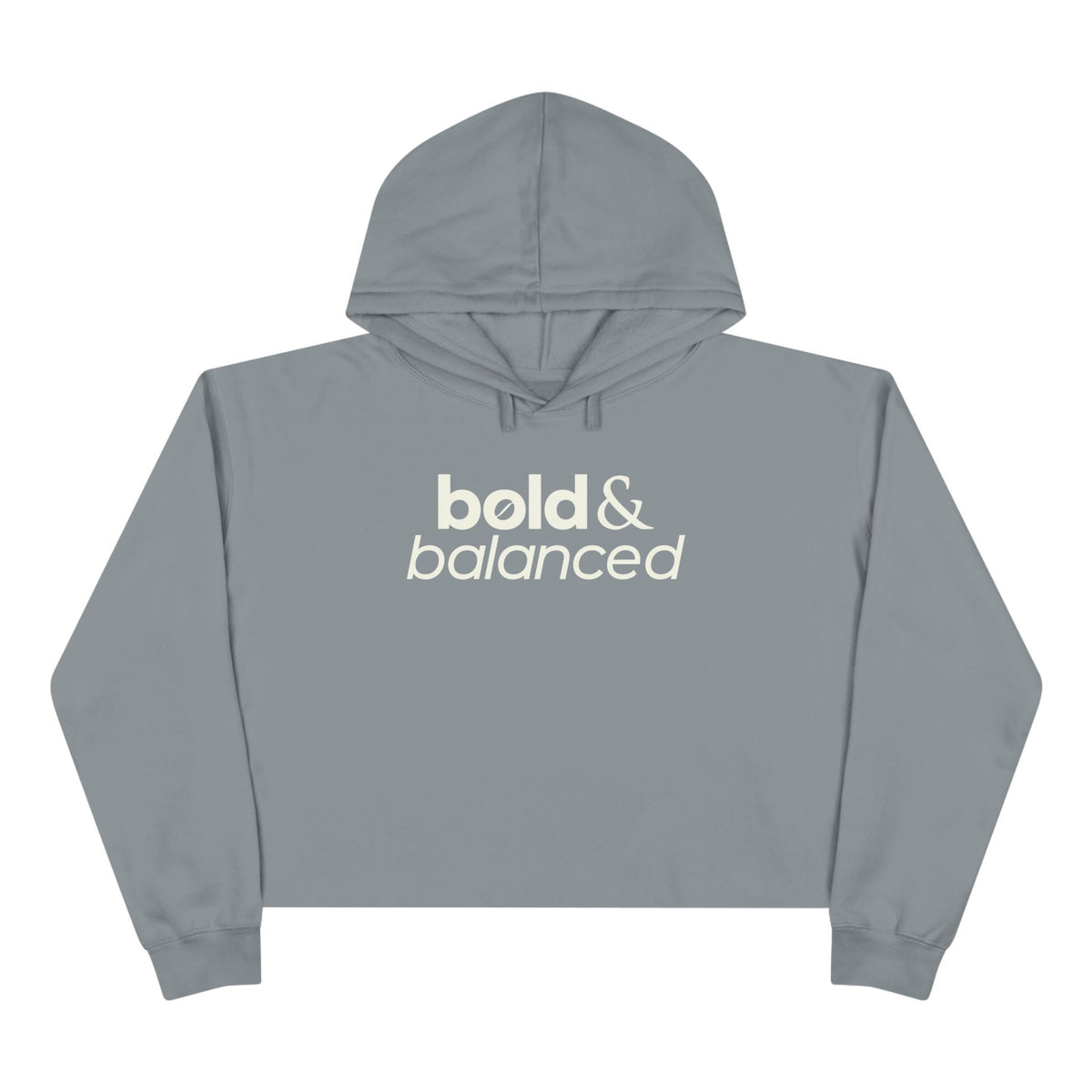 Bold & Balanced Cropped Hoodie | XXIAM Everyday Collection