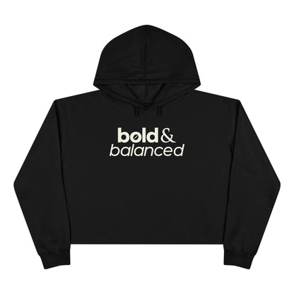 Bold & Balanced Cropped Hoodie | XXIAM Everyday Collection
