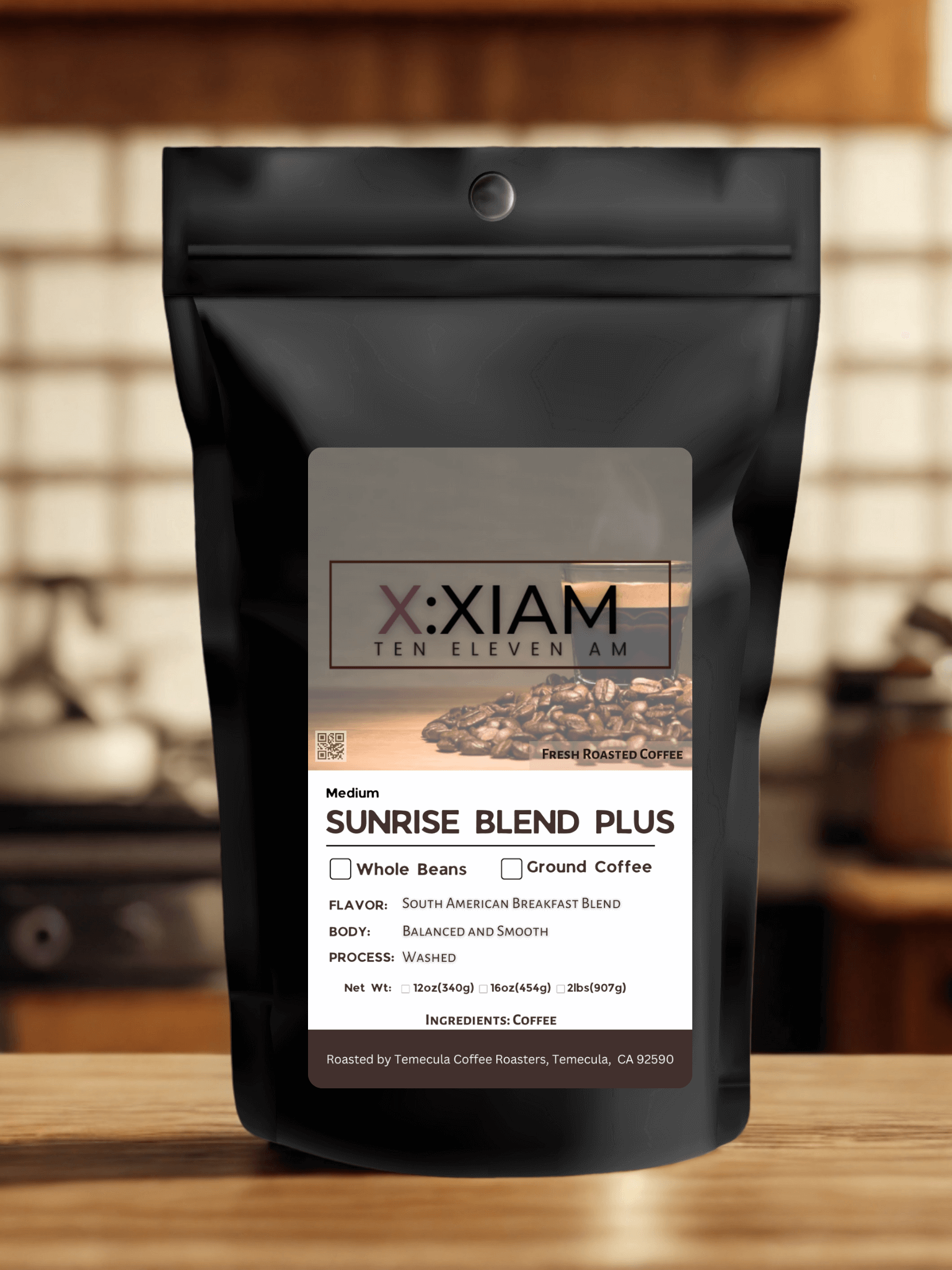 Sunrise Blend Plus - Medium (Extra Caffeine)