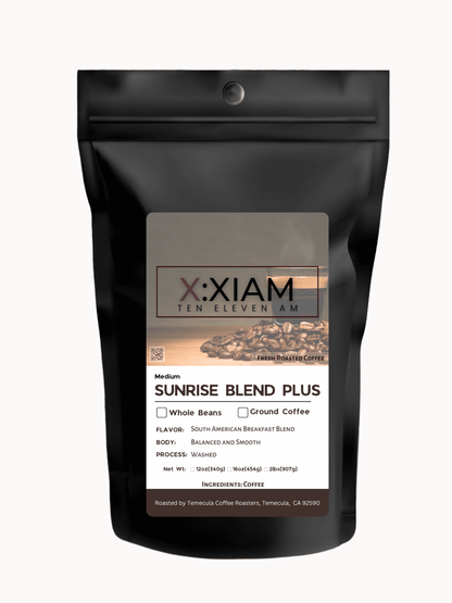 Sunrise Blend Plus - Medium (Extra Caffeine)